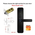 thumbnail image 2 of Door Lock, Eletronic Lock For Tuya X5 Security Smart Door Lock With Biometric Fingerprint&Smart Card&Password&Key&App Unlock ,Easy to Install, 2 of 7