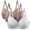 Grey, variant on WCJM Beige Pack Of 3 Women's Bra Set Lace Up Bra Set Comfortable Lace Bra With Adjustable Straps Elegant Underwear For Everyday And Leisure Multicoloured Bras