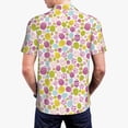 thumbnail image 4 of Balery Easter Egg Printed Men’s Short Sleeve Polo Shirt, Midweight Men's Shirt,Golf Polo shirts -XX-Large, 4 of 9