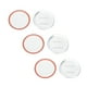 thumbnail image 4 of 20pcs Mason lata PAPA CUBIERTAS MASON JAR LIDES CAPS MASON PUEDE CUBIERTE DISCOS (PLATA), 4 of 8
