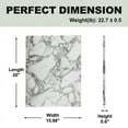 thumbnail image 2 of Koville Luxury Marble Granite Cutting Board for Kitchen,Rectangle, 20*16in, Arabescato, 2 of 7