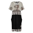 thumbnail image 3 of vestido de fiesta de té de bolsillo suelto vestido largo, 3 of 6