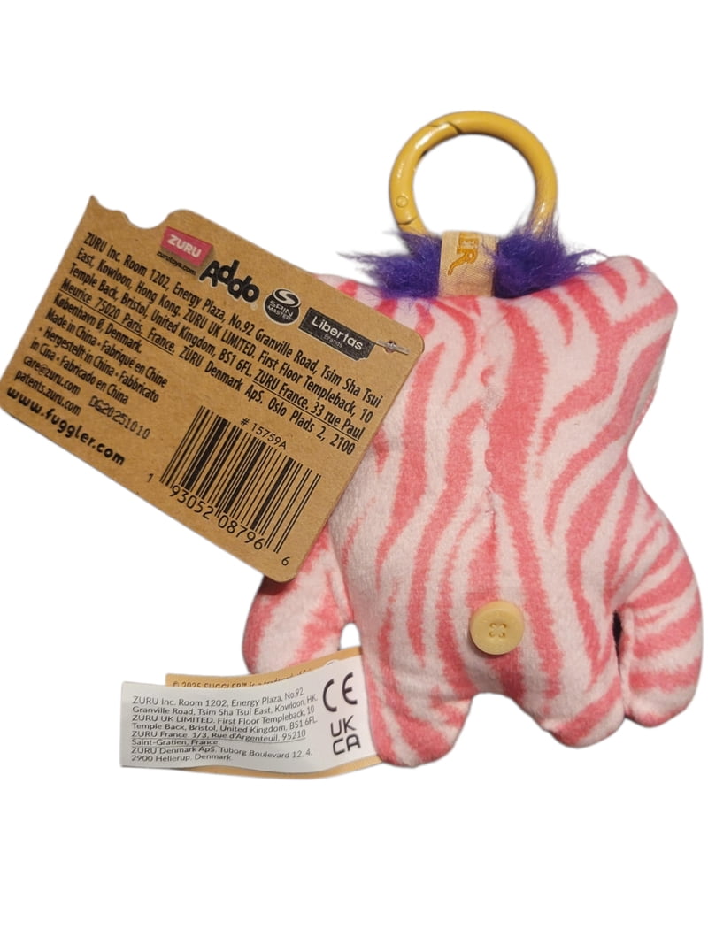 Fuggler - Baby Pinkles - Wided Eyed Weirdo 3.5-Inch Plush Keyring