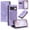 Purple, variant on For Google Pixel 10 / 10 Pro 6.3" Totem Embossed Strong Magnetic Attachment/Closure, Card Slots/Pocket, PU Leather Flip Wallet Case,Purple,For Pixel 10 / 10 Pro