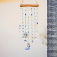 thumbnail image 6 of Crystal Moon Star Prism Suncatcher Rainbow Maker Pendant Window Garden Hanging Decoration Ornament Crystal Wind Chimes, 6 of 17