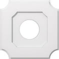 thumbnail image 1 of Ekena Millwork CMP18LE-06000 18 in. OD x 6 in. ID Square Locke Architectural Grade PVC Contemporary Ceiling Medallion, 1 of 1