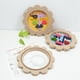 thumbnail image 4 of Kit de costura hecho a mano con bastidor de madera para bordar, punto de cruz y manualidades forma de flor, 4 of 4
