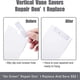 thumbnail image 3 of 12pcs Vertical Blind Repair Vane Savers, Metal Vertical Blind Repair Tabs, Vertical Blind Repair Clips for Vertical Blinds Replacement Slats, White, 3 of 4