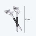 thumbnail image 5 of Y-Loong 10pcs Golf Tees Wear Resistant Portable Oblique Insertion Decrease Friction Professional Increase Distance Compact 10 Degrees Golf Ball Tees G, 5 of 5