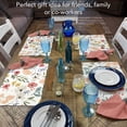 thumbnail image 3 of Highland Home "Meadow Floral" 4-Pack Cotton Blend Washable Placemats, 3 of 6
