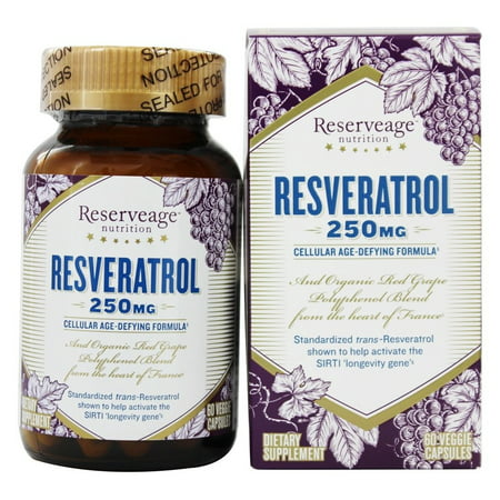 UPC 094922978622 product image for Reserveage Nutrition - Resveratrol 250 mg. - 60 Vegetarian Capsules | upcitemdb.com