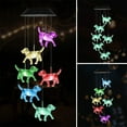 thumbnail image 4 of Solar Lights Outdoor Garden Color Changing Outdoor Colorful Solar Wind Chime Light Led Dog Rotating Wind Chime Light Courtyard Light Decoration Wind Chimes Outdoor Deep Tone, 4 of 8