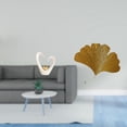 thumbnail image 2 of Figura decorativa de escritorio con forma de corazón y hojas de ginkgo. Adorno de pared de hierro forjado. Decoración de cerámica ideal para el hogar,, 2 of 8