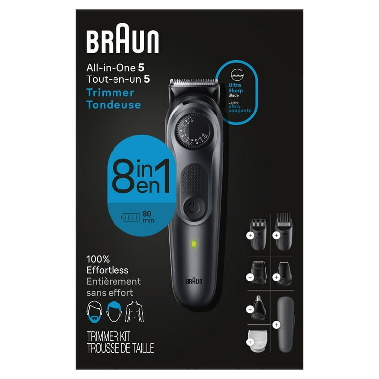 Braun All-in-One Style Kit Series 5 5471, 8-in-1 Trimmer for Men