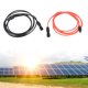 thumbnail image 3 of M Buder Cable de Extensión Solar Fotovoltaico Rojo y Negro con Conectores Macho y Hembra 3m / 118.1 inches, 3 of 9