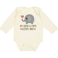 thumbnail image 3 of Inktastic My Nana and Papa Love Me Boys or Girls Long Sleeve Baby Bodysuit, 3 of 5