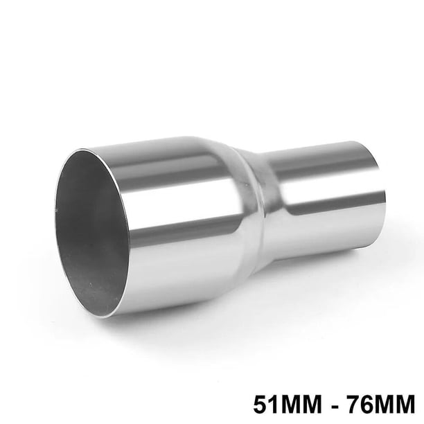 Stainless Steel Tapered Standard Exhaust Reducer Pipe Connector OD: 2" 2.25" 2.5" 3"~16674