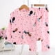 thumbnail image 1 of Pijamas de Otoño/Invierno para niñas, conjunto de 2 uds. De ropa para niños, bata infantil de franela, juegos de ropa de lana, 1 of 4