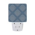 thumbnail image 2 of Christmas Square Shape Snowflakes LED Night Light Sensor Lamp Plug-in Adjustable Brightness 2 Pack, 2 of 7