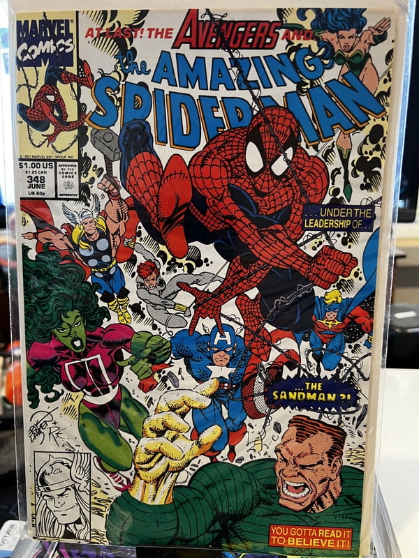 Amazing Spider-Man NM Erik Larsen Art #348