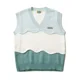 thumbnail image 3 of Chalecos de punto de otoño e invierno para hombres, ropa popular coreana, chaleco de colores contrastantes, elegante, holgado, nuevo suéter para hombre, 3 of 5