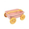 thumbnail image 2 of Bunblic Kid Wagon Toy Children Wagon Cart Beach Activities Motor Skills Outdoor Toy Vehicle Sand Toy Trolley for Beach Yard Gardening Pink, 2 of 8