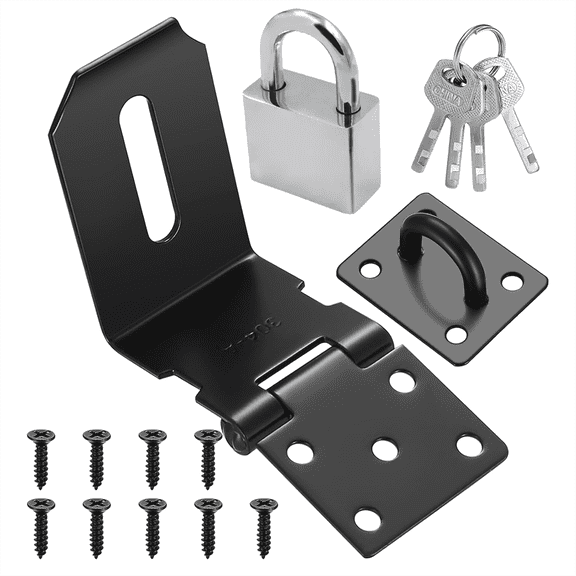 New Arrivals 90 Degree Padlock Hasps, Stainless Steel Latch Lock Hasp