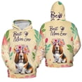 thumbnail image 3 of Best Basset Hound Mom Ever Happy Mother's Day All Over Print 3D Hoodie Unisex Merch Hoodies Bassets Dog Breed Lovers Gifts Idea - 02002, 3 of 6