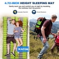 thumbnail image 2 of Matelas de Couchage Gonflable Léger, Tapis Compact Portable Imperméable pour Camping, Randonnée et Sac à Dos - 190 x 68 cm, 2 of 5