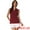 Burgundy, variant on DARING DIVA Women's Sleeveless V Neck Solid Loose Casual Top S Pink