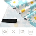 thumbnail image 2 of Blue Little Daisies Beach Towel Fast Drying Camping Towels Sand Free Beach Blanket Soft Absorbent Travel Sport Towel for Gym Bath Shower Swimming 30" x 60" Washcloth Gift, 2 of 7