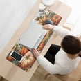 thumbnail image 3 of Happy Thanksgiving Fall Pumpkin Sunflower Large Gaming Mouse Pad Extended Mouse Pads with Stitched Edges, Non-Slip Base, Water Resist Keyboard Pad for Gamer, Office & Home, 31.5 X 11.8 in, 3 of 7