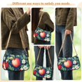thumbnail image 4 of FORMRS Womens Shoulder Bag with Chain Strap Clutch Purse Cute Tote Handbag, Blue Apple Pattern, 4 of 7