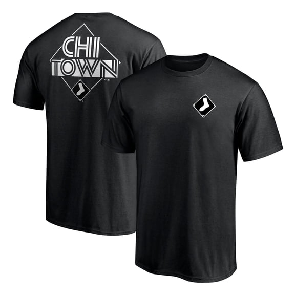 Men's Black Chicago White Sox Hometown Collection Chi Town T-Shirt