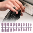 thumbnail image 4 of 24 piezas de uñas postizas Soidarity accesorio de moda para mujer Taro morado, 4 of 5