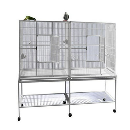- A and E Cage Co. Double Flight Bird Cage 16421