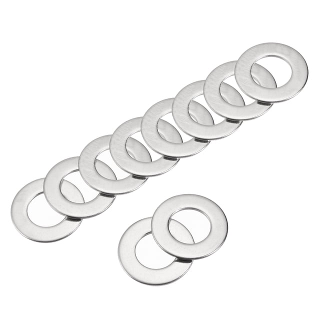 Unique Bargains 1' 316 Rondelle Plate en Acier Inoxydable pour Boulon à Vis 10 Pack