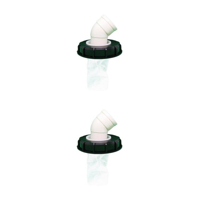 Speravity Solución de filtro de tapa IBC resistente y duradera de plástico para filtración de tanque tapa de filtro de tanque IBC 165mm 45 165 mm 45 grados 330 g 2Conjunto
