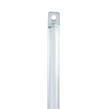 Wand Replacement Kit 24 Inch PVC Blind Wand - Rod - Replacement for Mini Blinds, Horizontal Blinds and Vertical Blinds by The GMA Group (Two (2) Pieces in Clear) ()