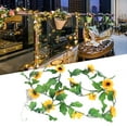 thumbnail image 4 of Guirlandes Lumineuses Fleur, 3 Pcs 7.8 Pieds 20 LED Guirlandes Tournesol Alimentées par Batterie pour Fond, 4 of 8