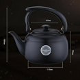 thumbnail image 3 of 1l Stainless Steel Tea Kettle Stove Top Black Kettle Teapot Kitchen Tea Stovetop, 3 of 5