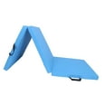 thumbnail image 2 of Colchoneta de Ejercicio Plegable perfecl Tres Pliegues Azul claro, 2 of 8