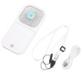 thumbnail image 1 of Ventilador portátil para colgar en el cuello, miniventilador plegable recargable por USB, refrigerador de mano para exteriores, 1 of 8