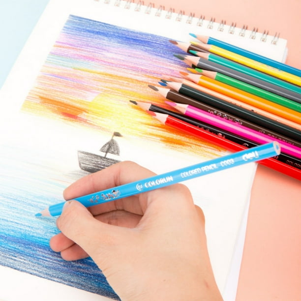 DELI Colored Pencils, 12 Pack, Color Pencil Set, Color Pencils, Map Pencils, Colored Pencils for Adults, Colored Pencils for Kids, Colored Pencils for ...