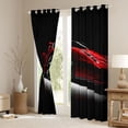 thumbnail image 3 of jejeloiu Red Race Car Curtains Pack of 2 (42x84 Each),Extreme Sport Curtains Blackout For Boys Kids, 3 of 6