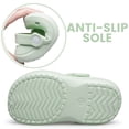 thumbnail image 3 of AMANSSE Boys Girls Garden Clogs Kids Slides Sandals Shower Slippers Unisex Child Beach Water House Shoes Indoor Outddor Light Green Big Kid Size 4, 3 of 6