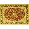 thumbnail image 1 of Ahgly Company Indoor Rectangle Persian Yellow Traditional Area Rugs, 6' x 9', 1 of 4