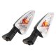 thumbnail image 2 of Luz indicadora de motocicleta ANGGREK 1 par de luces intermitentes de señal de giro color negro, 2 of 8
