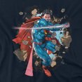 thumbnail image 2 of Superman Rock Breaker Women's T Shirt, Navy, Large, 2 of 6