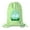 Blue Egg-Lime, variant on Personalized Easter Basket Bags, Cotton Drawstring Backpacks Custom Easter Bags - Swirly Egg